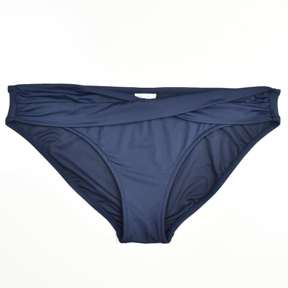 Seafolly Collective Twist Band Hipster Bikini Bottoms Navy - 16